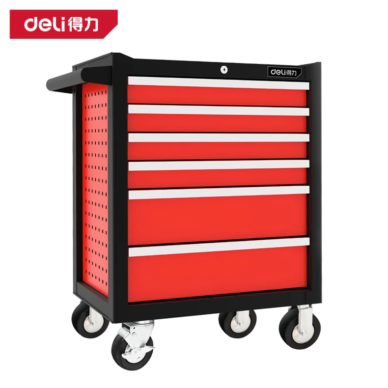 [DQ02306] 六抽屉工具车790×475×930mm(红)(台)