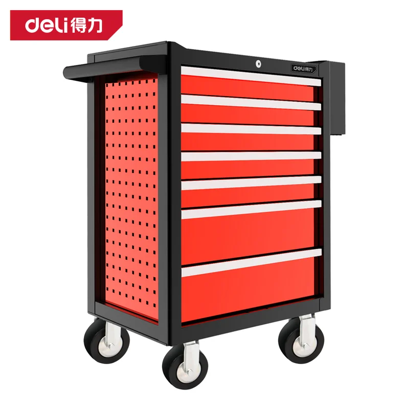 [DQ02307] 七抽屉工具车890×475×1010mm(红)(台)