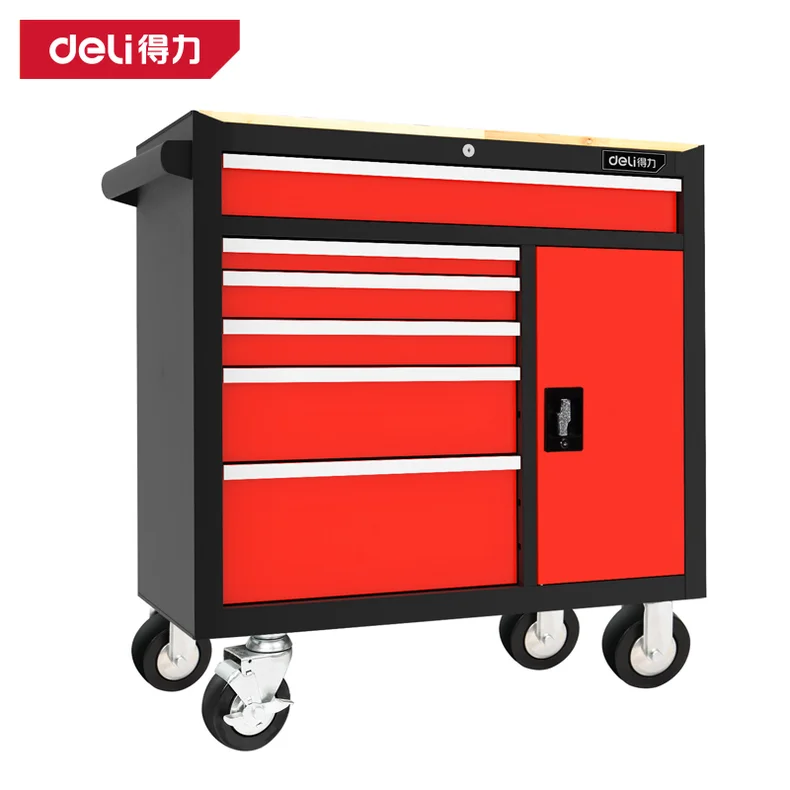 [DQ02308] 八抽屉工具车1120×460×1060mm(红)(台)[售完取消]