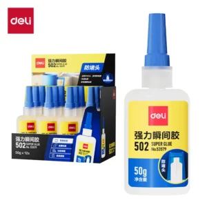 [WJ-53579] 得力53579防堵塞瞬间胶(透明)(50g/瓶)