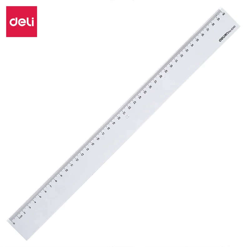 [WJ-6240] 得力6240直尺40cm(只)