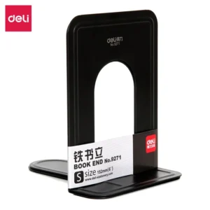[WJ-9271-黑] 得力9271铁书立-6"(黑)(2片/付)