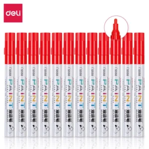 [WJ-S558-红] 得力S558油漆笔(红色)