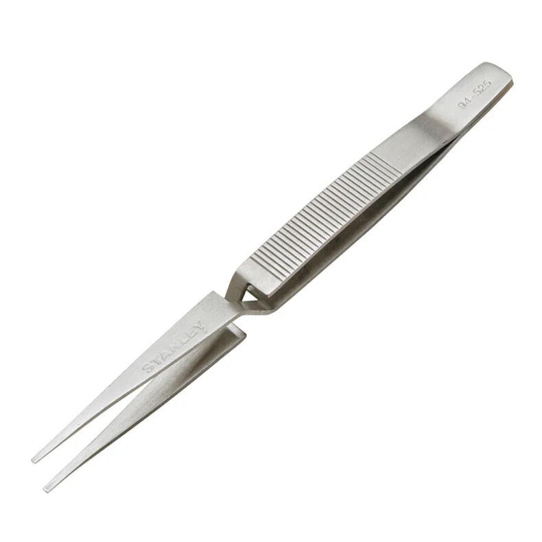 [94-525-23] 宽头反弹镊子145mm
