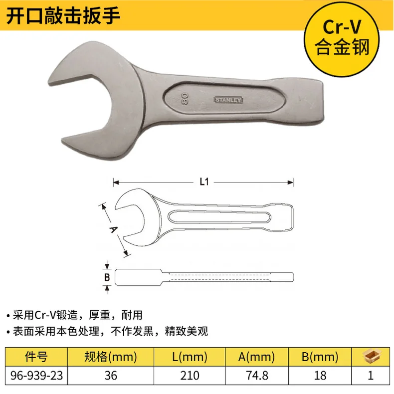 [96-939-23] 开口敲击扳手36mm