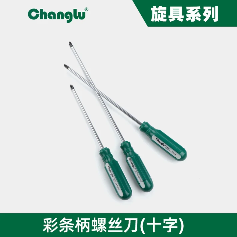 [CL-504864] 彩条柄螺丝刀6x200十字