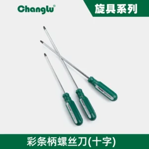 [CL-504865] 彩条柄螺丝刀6x250十字