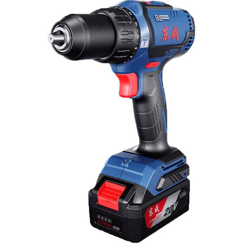 [DCJZ05-13E] 20V 60N.M充电式无刷冲击起子电钻 4.0ah*2(内含十一字65*1)