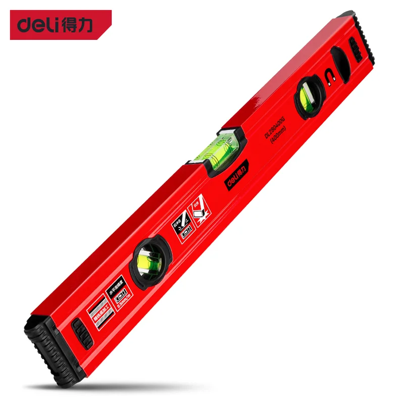 [DL290400G] 水平尺400mm专业加厚0.5mm/m(红)(把)