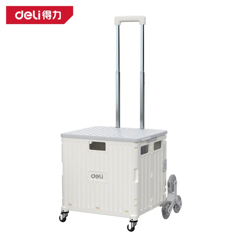 [DL431008A] 折叠拉杆车爬楼轮承重35kg(白)(台)