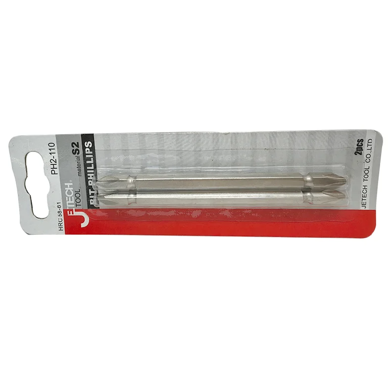 [PH2-110] #2*110mm十字双头两支装旋具头;JK030324