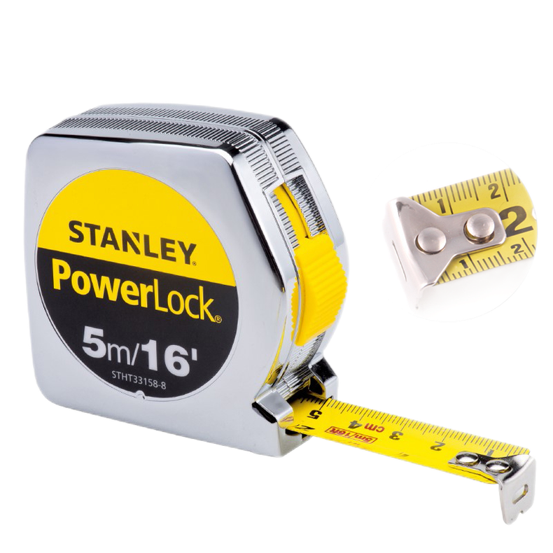 [STHT33158-8-23] POWERLOCK公英制卷尺5m