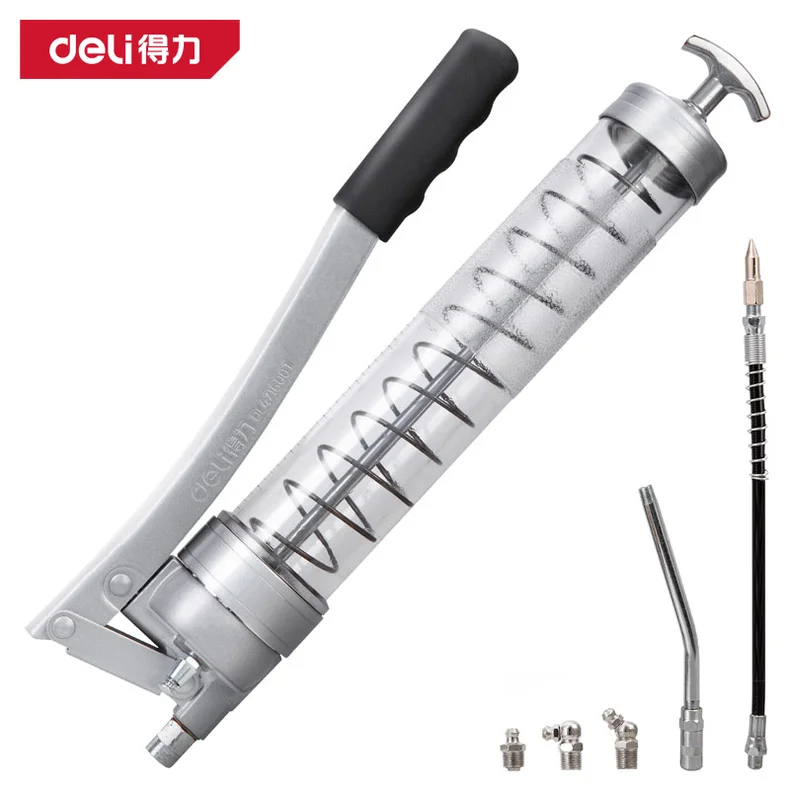 [DL471600T] 透明管手动黄油枪600CC(黄)(把)
