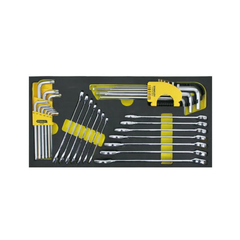 STANLEY/史丹利 EVA工具托组套-32件两用扳手及内六角扳手 90-035-23