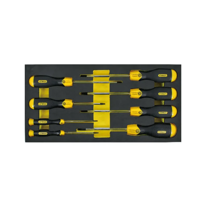 STANLEY/史丹利 EVA工具托组套-8件花形螺丝刀 90-039-23