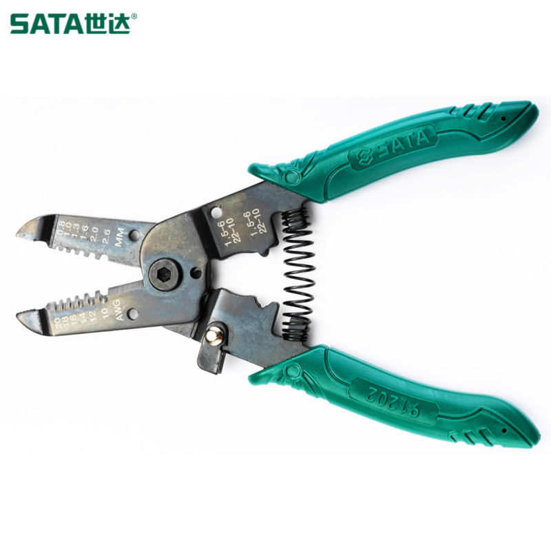 SATA/世达 带刃口剥线钳7" 91202