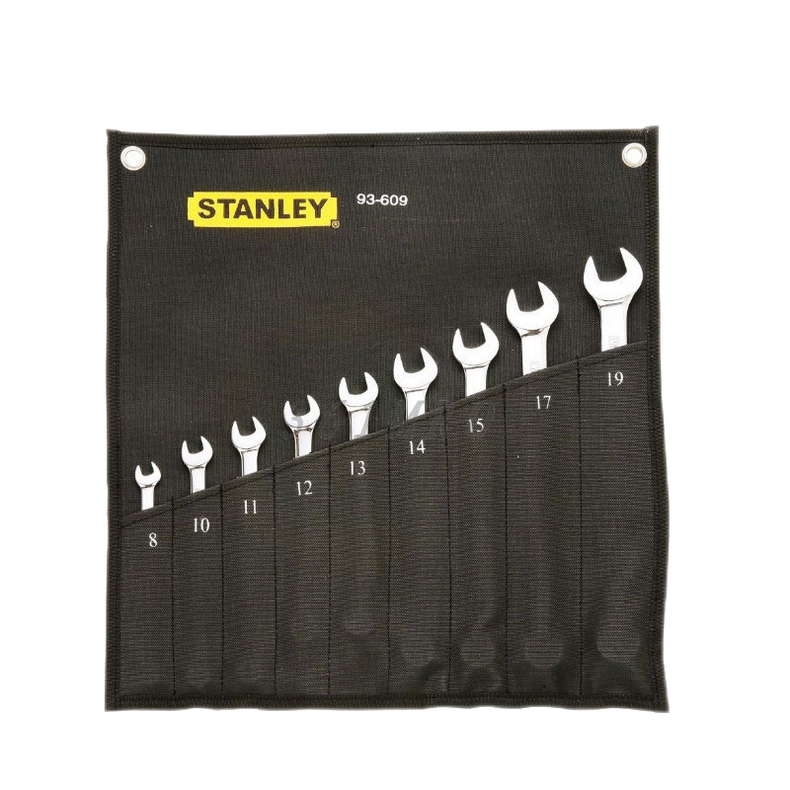 STANLEY/史丹利 9件套公制精抛光两用长扳手 93-609-22