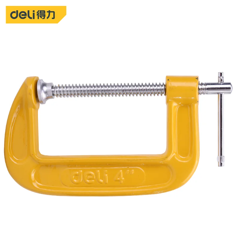 得力/deli G字夹4寸(黄新)(个) DL-G204