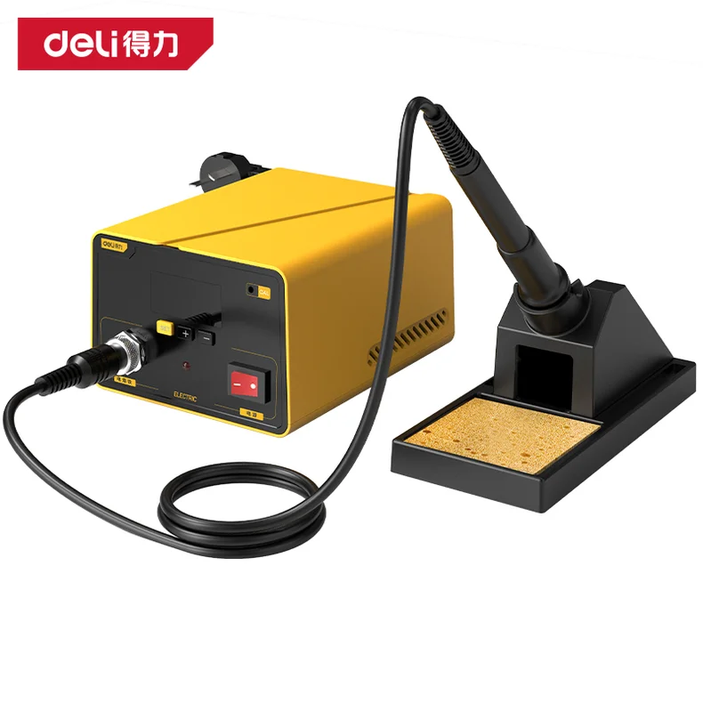 得力/deli 数显控温焊台60W(黄)(台) DL-HT936D+
