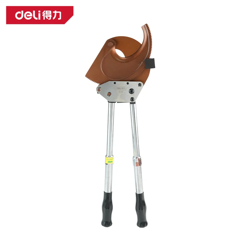 得力/deli 棘轮电缆剪Φ52mm可伸缩(黑)(把) DL-J52