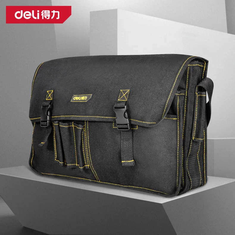 得力/deli 帆布工具包45x15x29cm(黑)(只) DL-P8