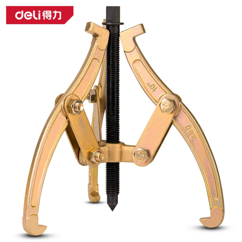 得力/deli 三爪拉马10寸(银)(套) DL-S10
