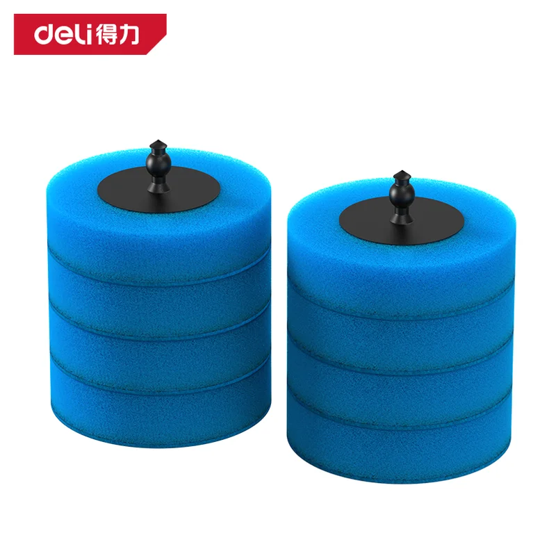得力/deli 一次性马桶刷替换刷头(蓝)(8个/套) DL-YKJ116