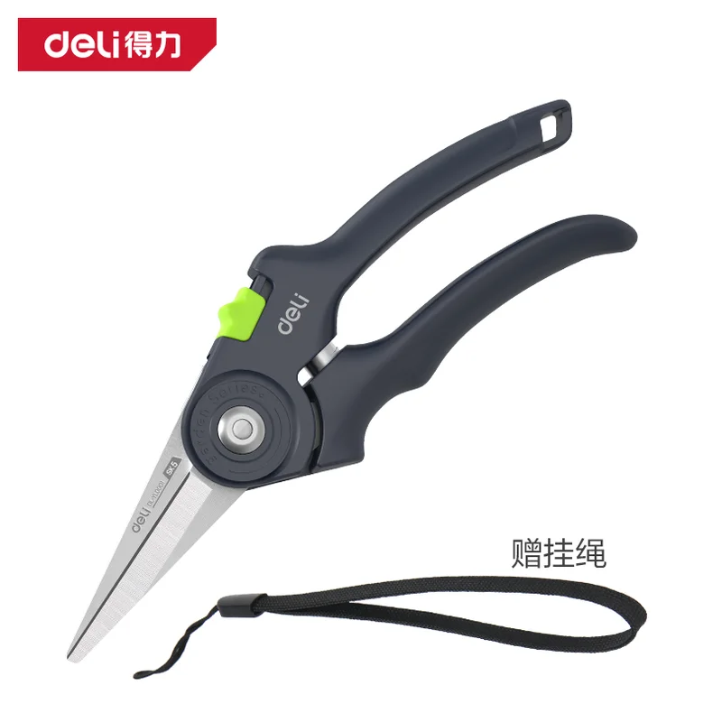 得力/deli 花艺整枝剪9寸直嘴(绿)(个) DL-YL0001