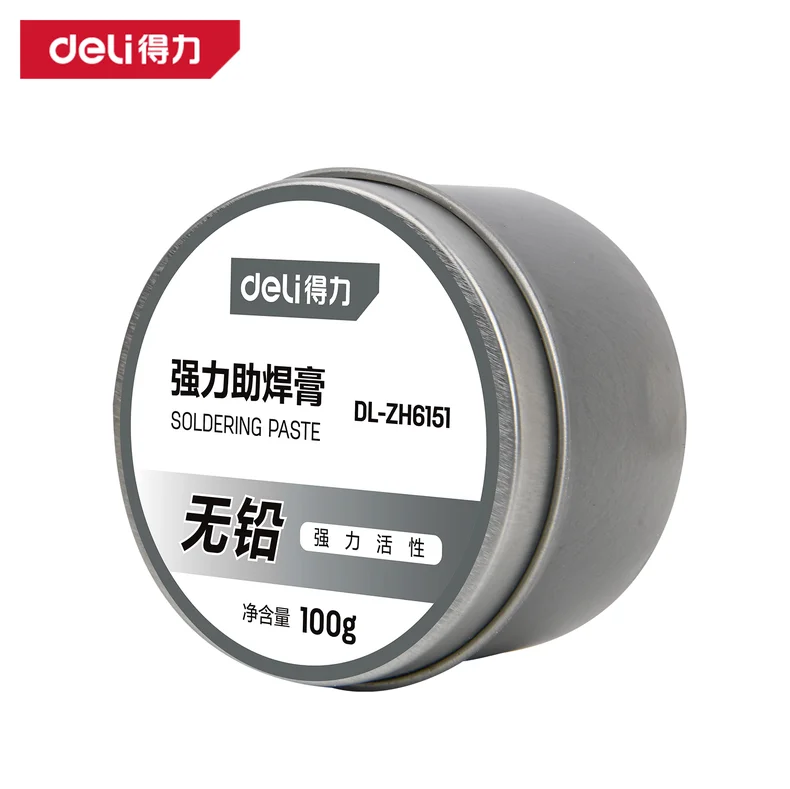 得力/deli 强力助焊膏100g无铅(银)(盒) DL-ZH6151