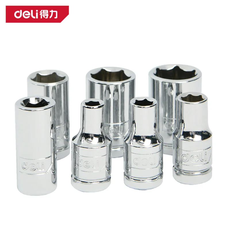 得力/deli (终保)6.3mm系列六角套筒13mm(银)(支) DL2413