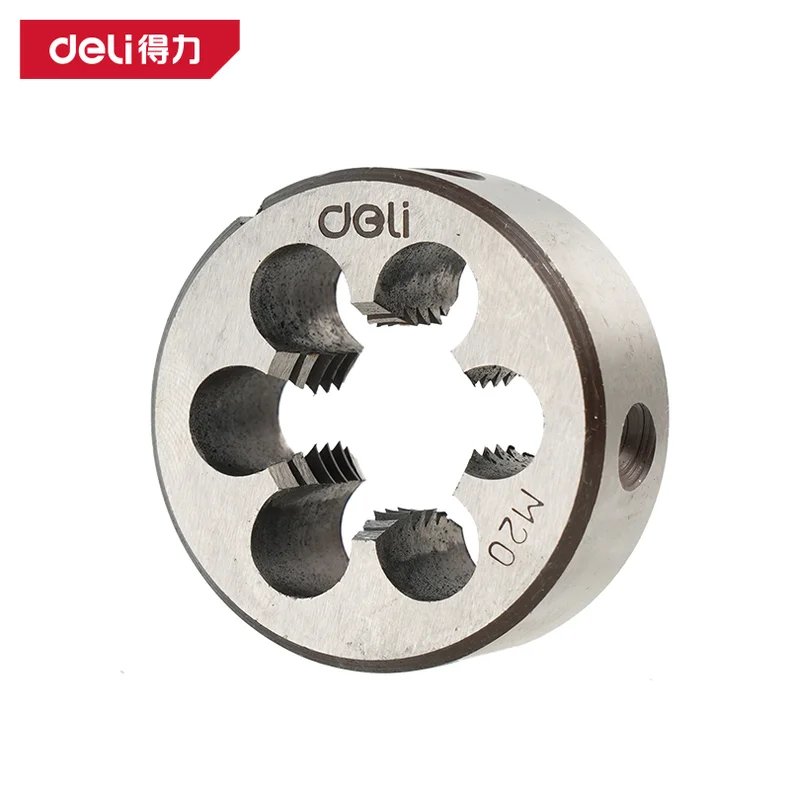 得力/deli 合金钢圆板牙M20(银)(个) DL3620