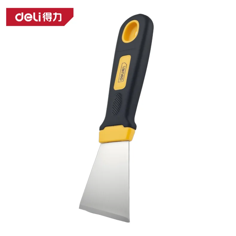得力/deli 斜口油污铲刀2寸(黄)(把) DL366003