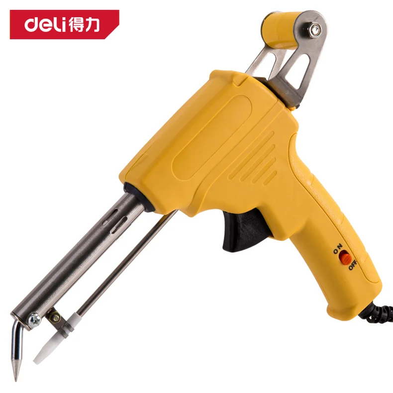 得力/deli 外热式恒温焊锡枪60W(黄)(把) DL394045