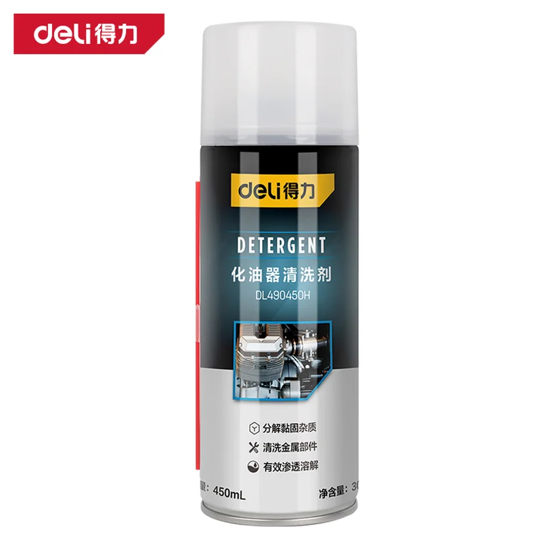 得力/deli 化油器清洗剂450ml(黄)(瓶) DL490450H
