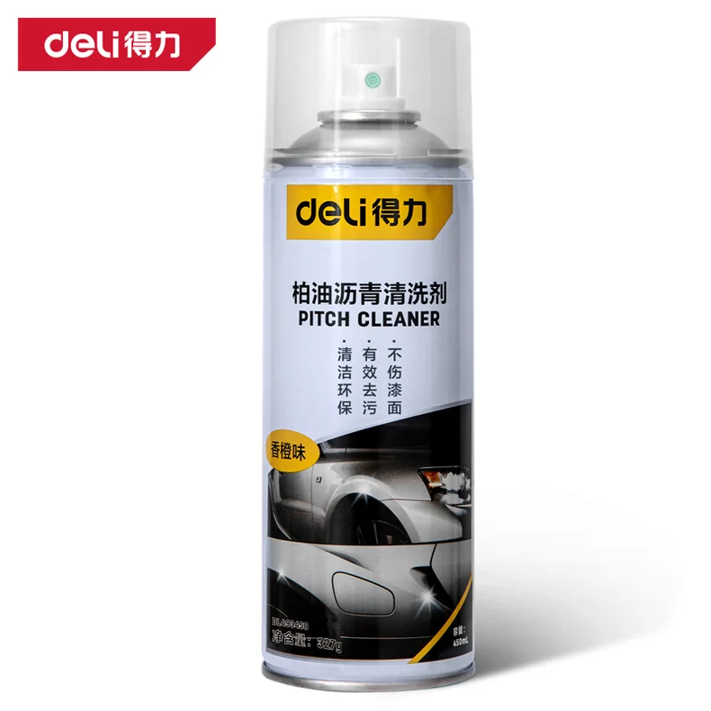 得力/deli 柏油沥青清洗剂450ml(蓝)(瓶) DL493450
