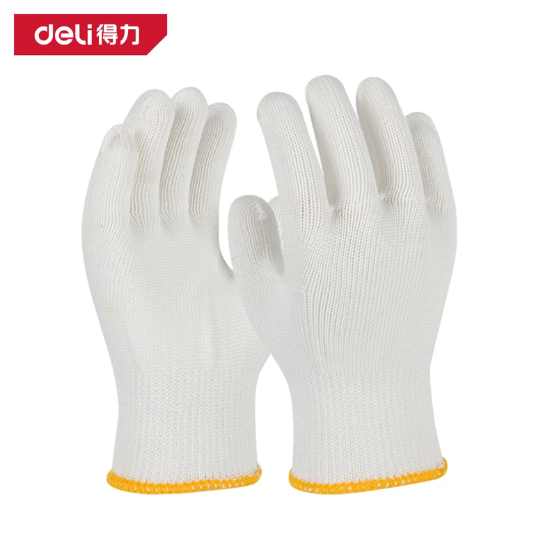 得力/deli 棉纱手套均码(白)(12副/包) DL521002