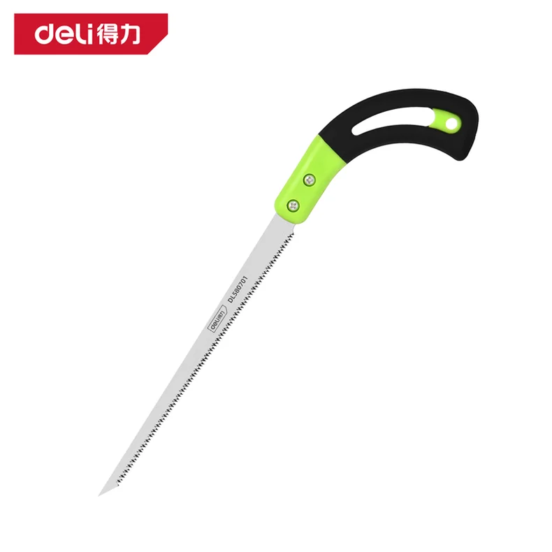 得力/deli 鸡尾锯210mm65Mn(绿)(把) DL580701