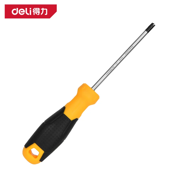 得力/deli 新三点螺丝批5×100mm(黄)(把) DL621005X