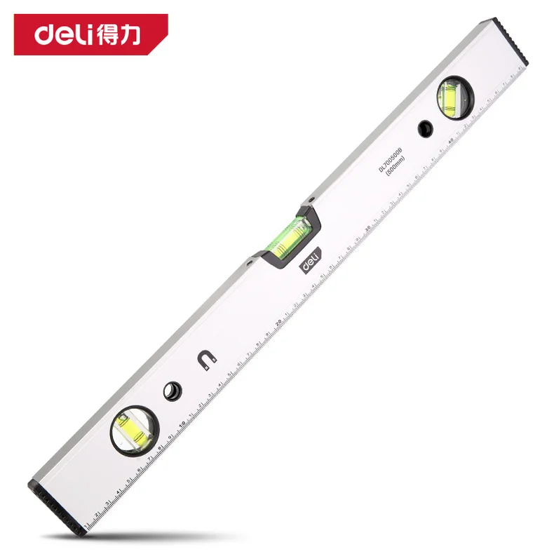 得力/deli 水平尺500mm(白)(把) DL700500B