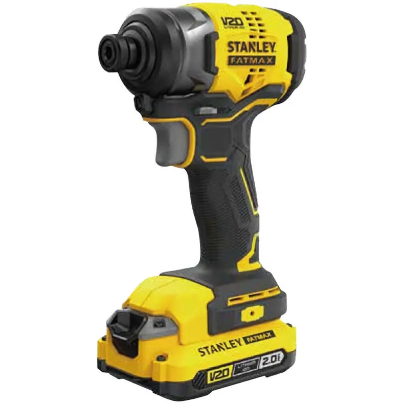 STANLEY/史丹利 20V 锂电无刷充电式冲击起子（吹塑箱）2 x 2.0Ah电池 SBI810D2K-A9