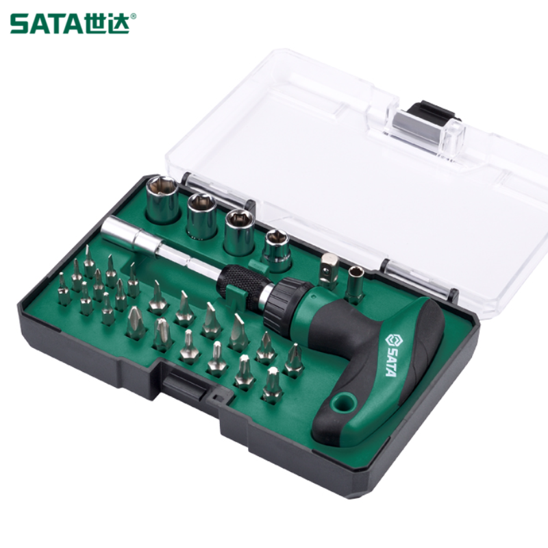 世达/sata (电商)29件套棘轮螺丝批&套筒组套 05493