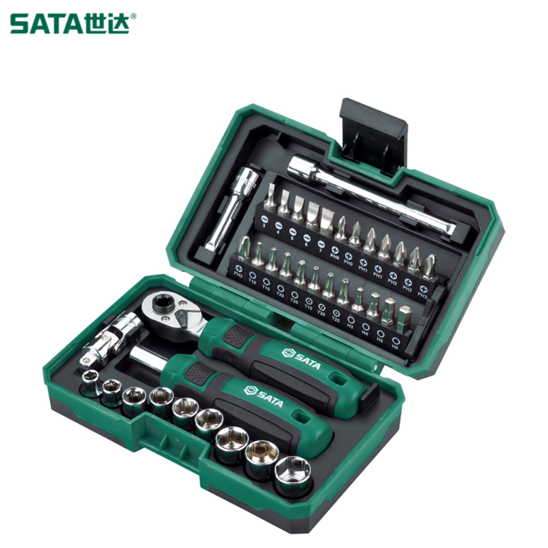 世达/sata (电商)38件套棘轮扳手&螺丝批综合组套 05498