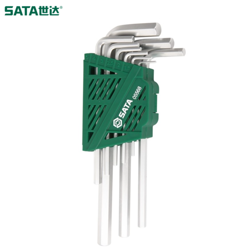 世达/sata (电商)9件加长平头内六角扳手组套 05568