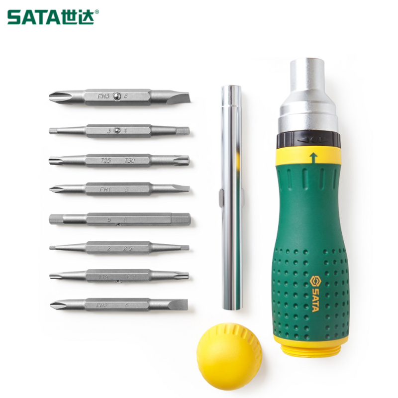 世达/sata (电商)19合1替换式棘轮螺丝批组套 09350