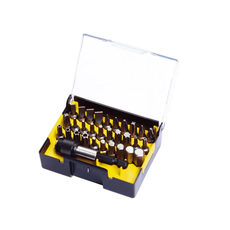 STANLEY/史丹利 31件6.3MM系列旋具头和快脱磁性接杆组套A 63-401-23