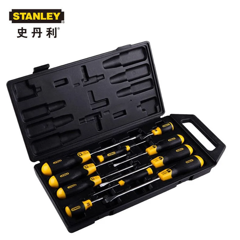STANLEY/史丹利 10件套胶柄一字十字螺丝批组套 65-005C-23