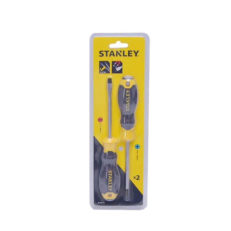 STANLEY/史丹利 2件B系列胶柄一十字螺丝批 66-670-23