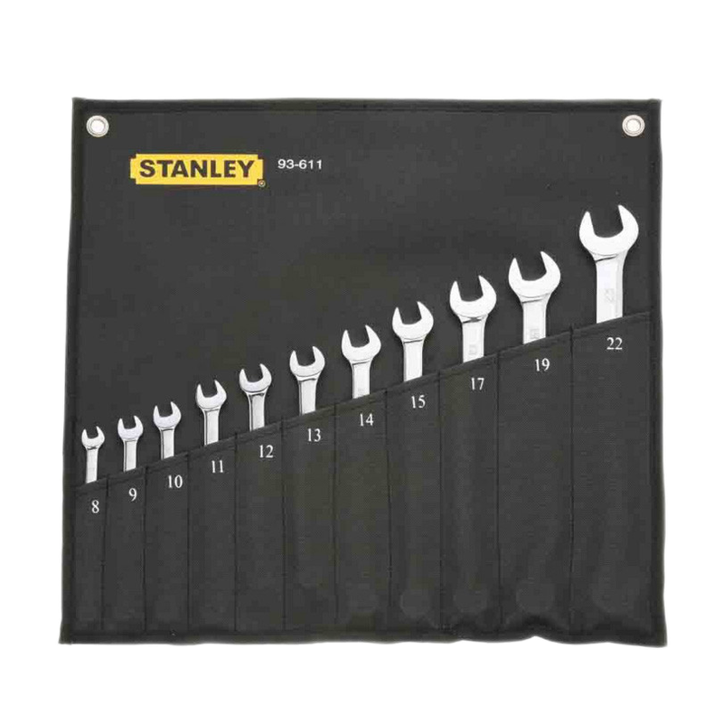 STANLEY/史丹利 11件套公制精抛光两用长扳手 93-611-22