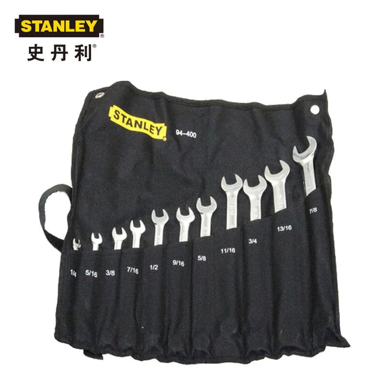 STANLEY/史丹利 11件套英制精抛光两用长扳手 94-400-22