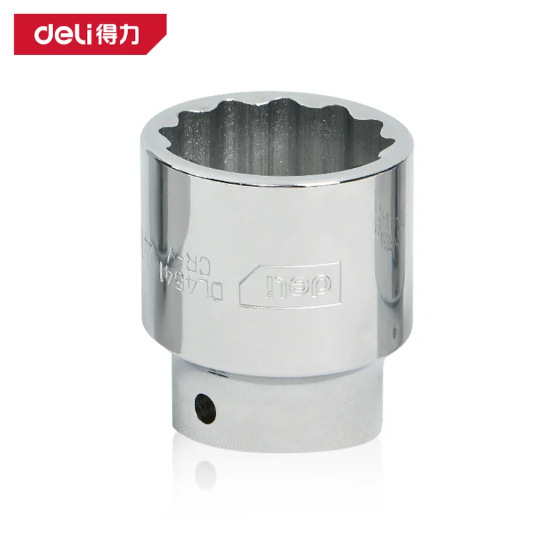 得力/deli (终保)19mm系列重型六角套筒30mm(银)(支) DL4530Z